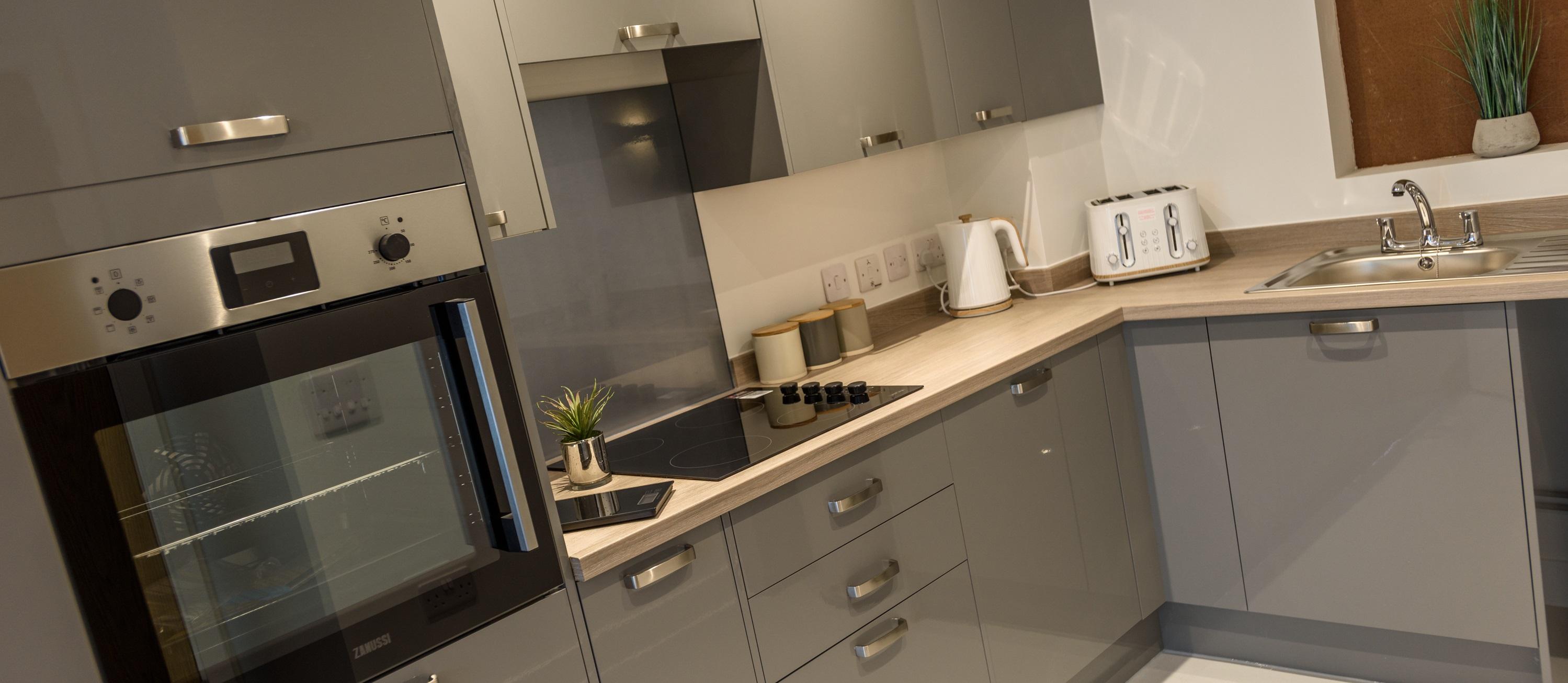 Example kitchen in Tatton Gardens Apartment